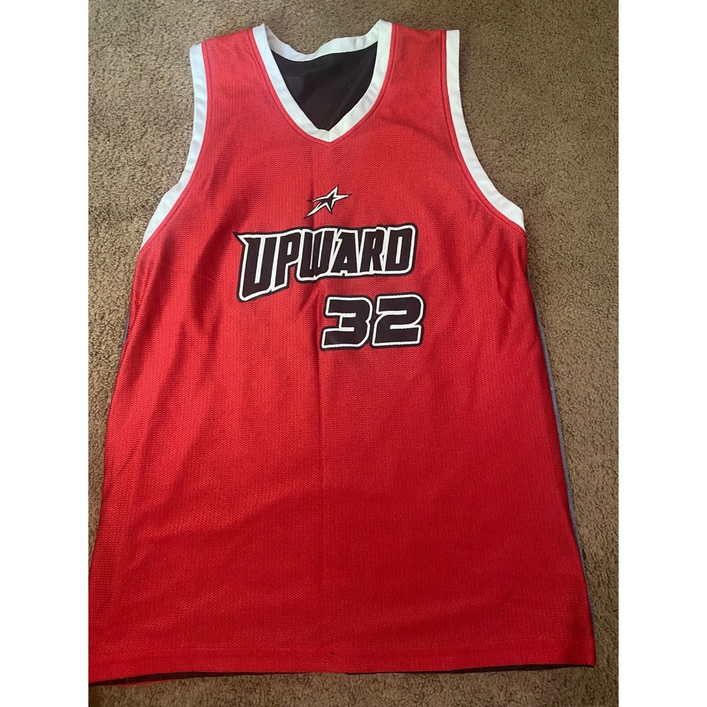 #257 Red Mens Upward Basketball Jersey